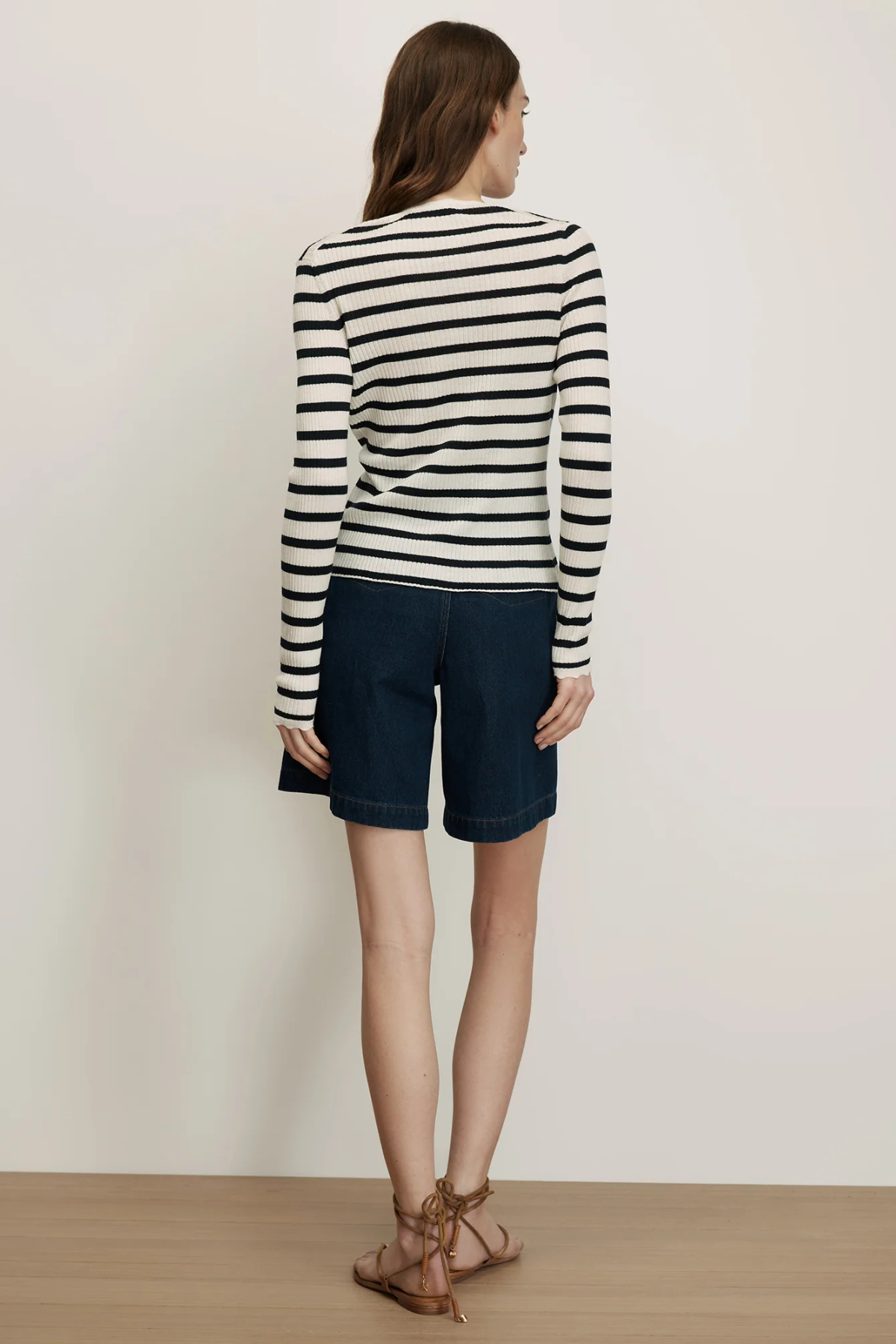 Veronica Beard Awnin Cardigan - Dove/ Navy