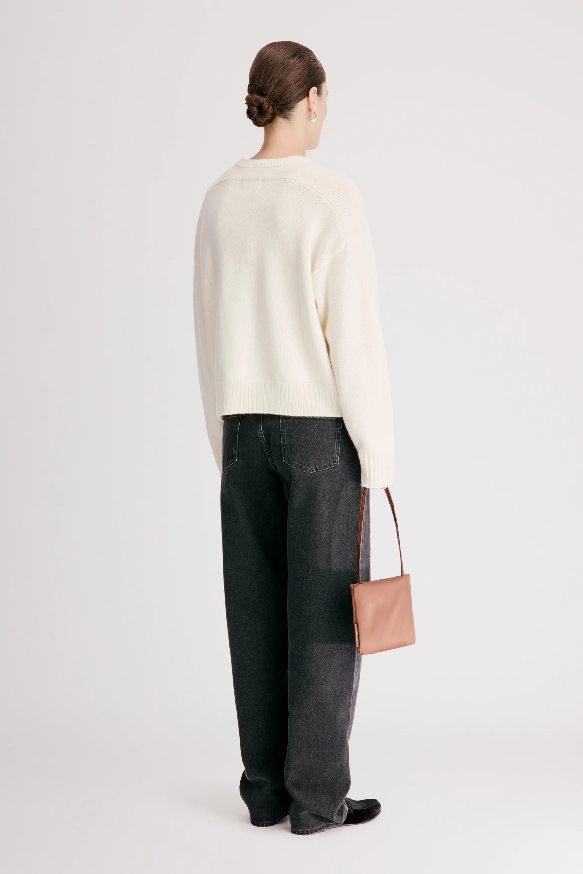 Loulou de Saison Breha Sweater With Piping - Ivory