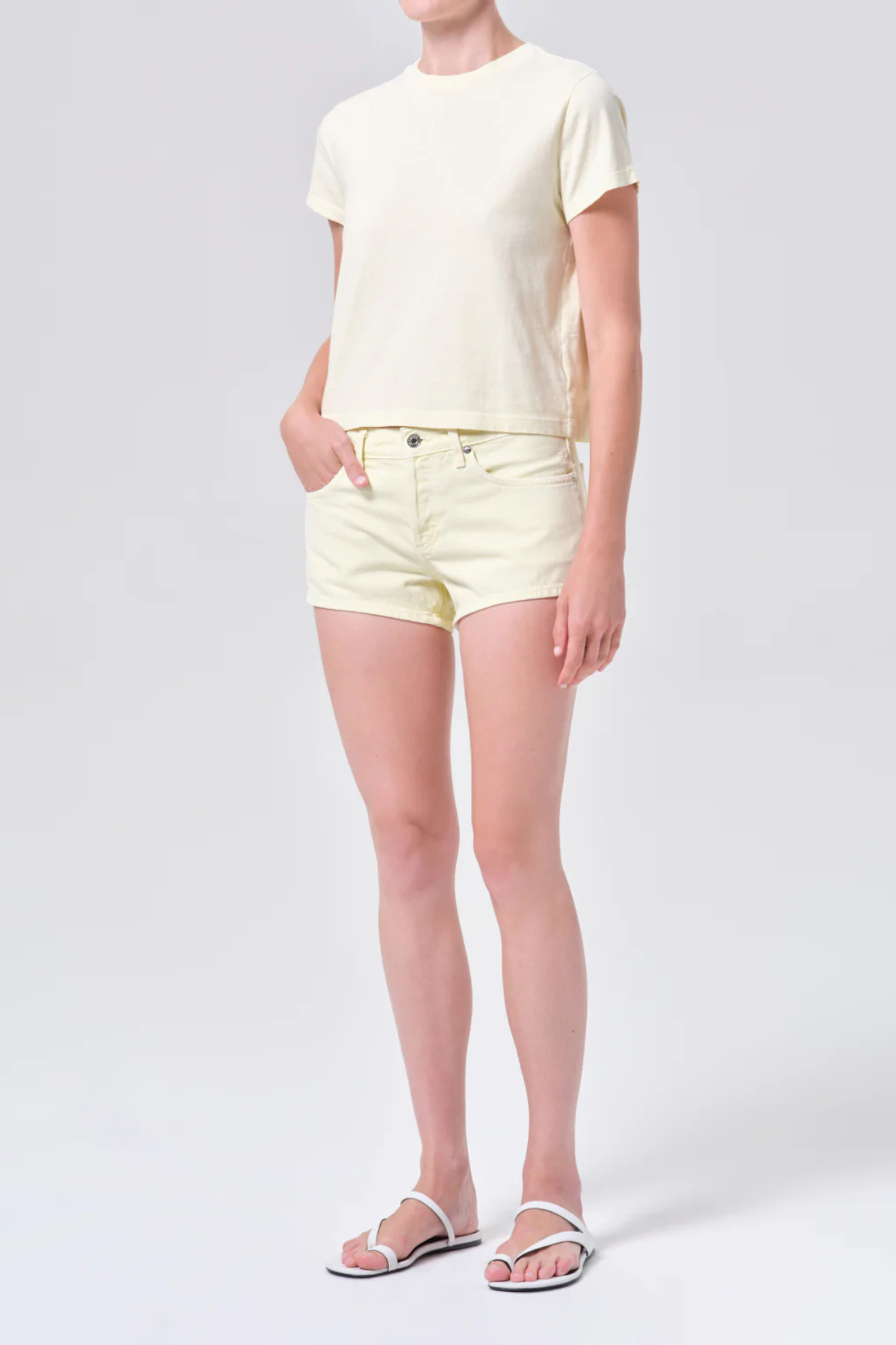 Agolde Adine Shrunken Tee