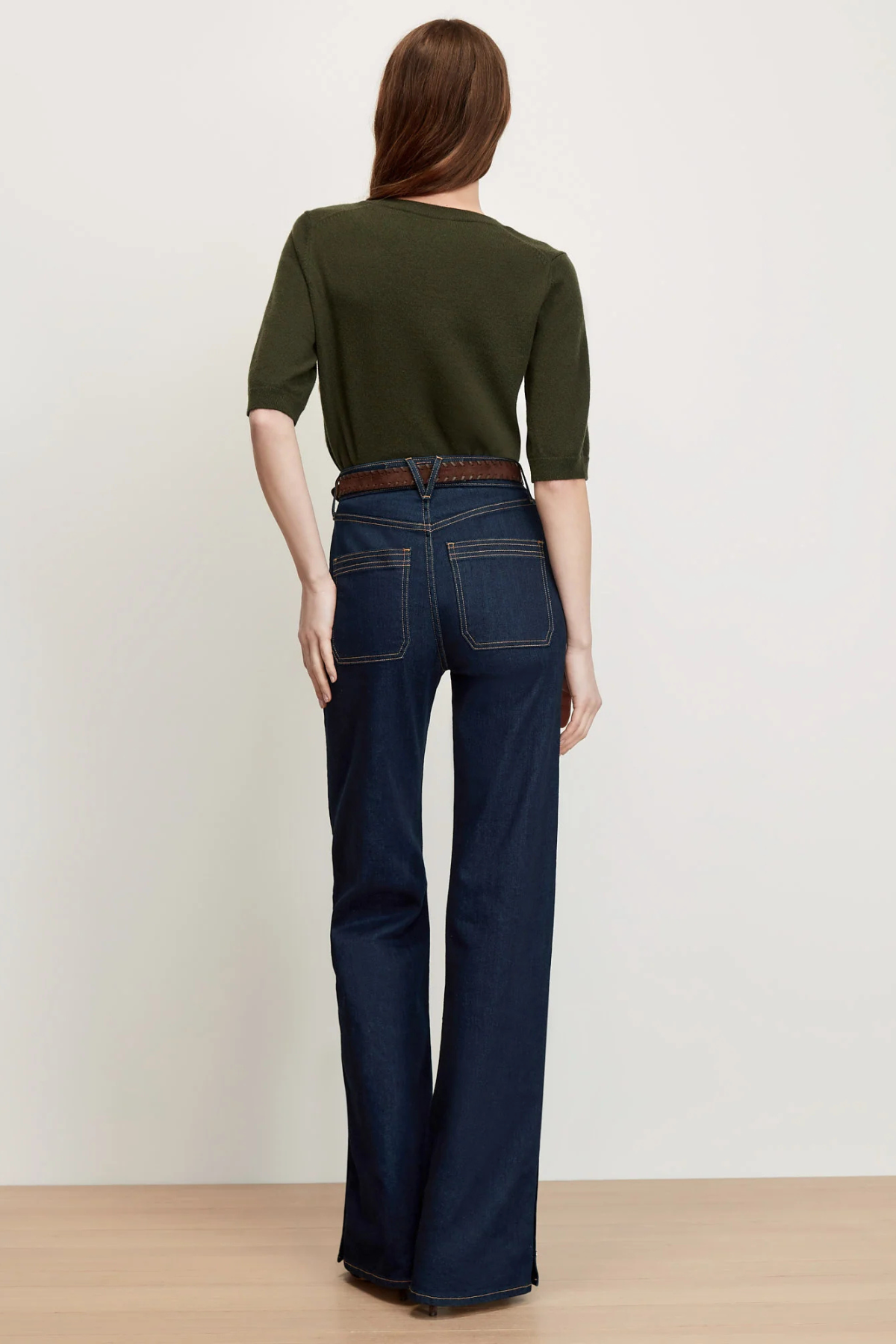 Veronica Beard Shana Cashmere Sweater - Loden