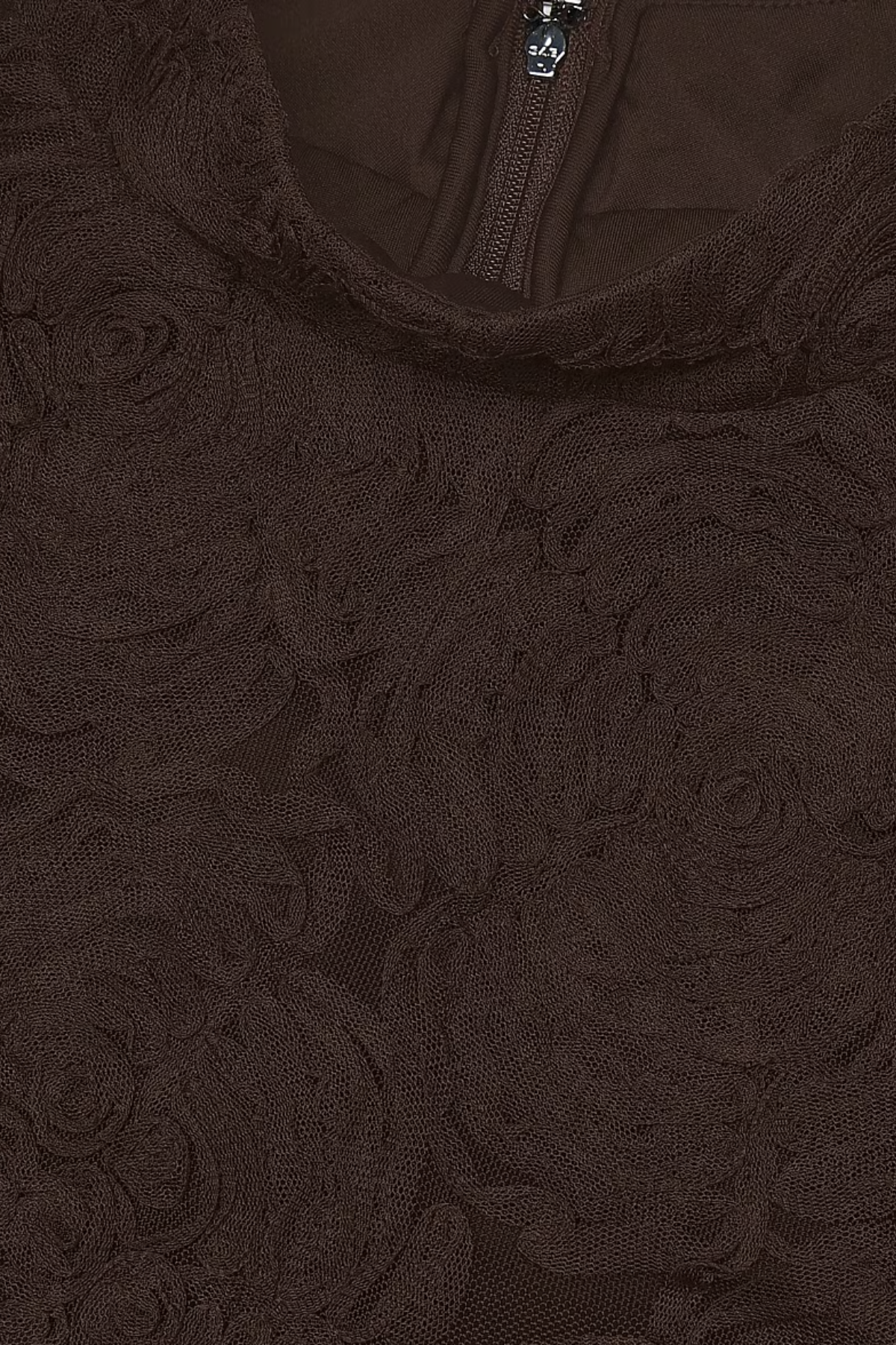 ROTATE Birger Christensen Flower Mesh Flared Dress - Molé 1667