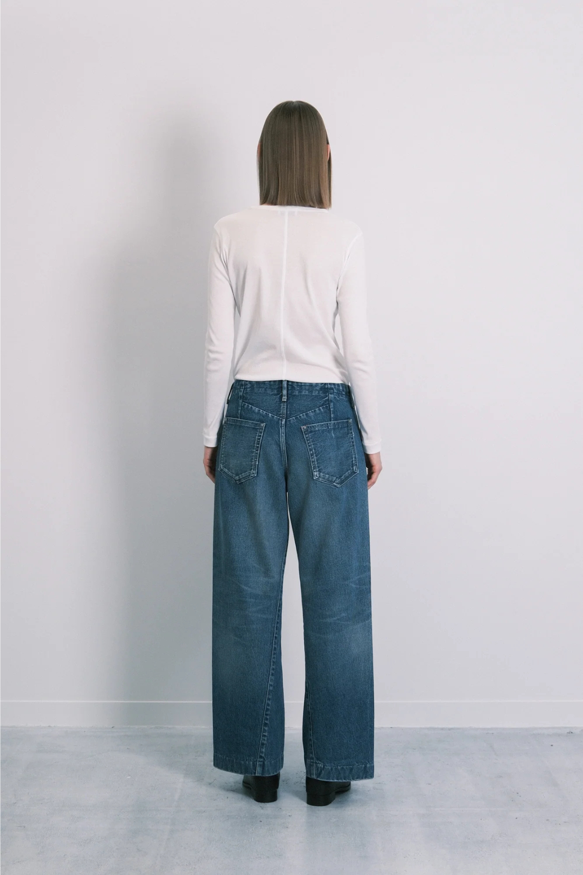 TANAKA Boy Jean Trousers - Vintage Mid Blue