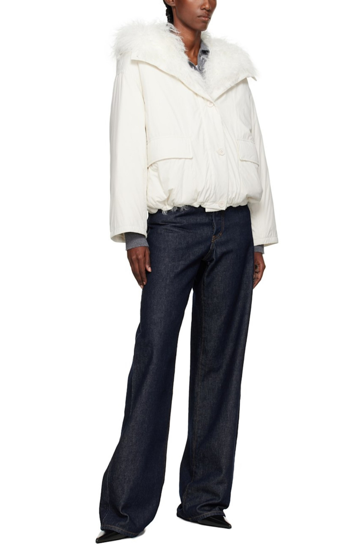 Yves Salomon Hood Down Jacket