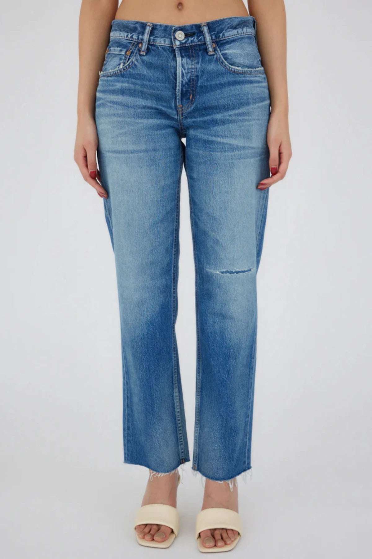 Moussy Vintage Whitmar Straight Low Jeans