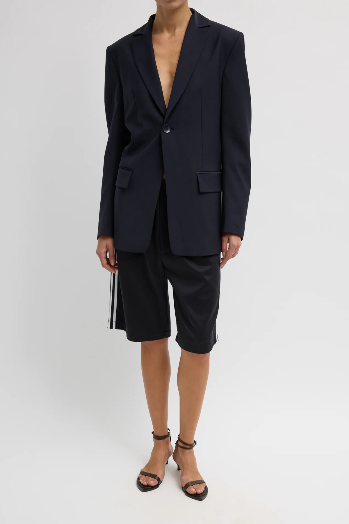 Tibi Active Knit Short - Black