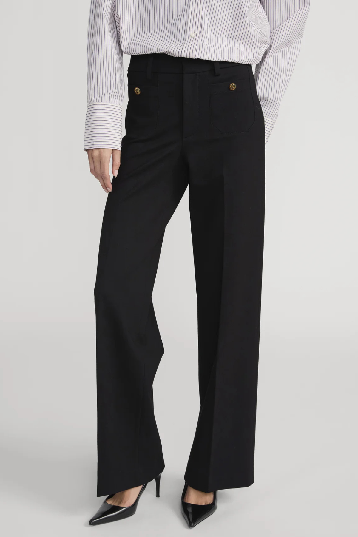 Frame Le Slim Palazzo Trousers