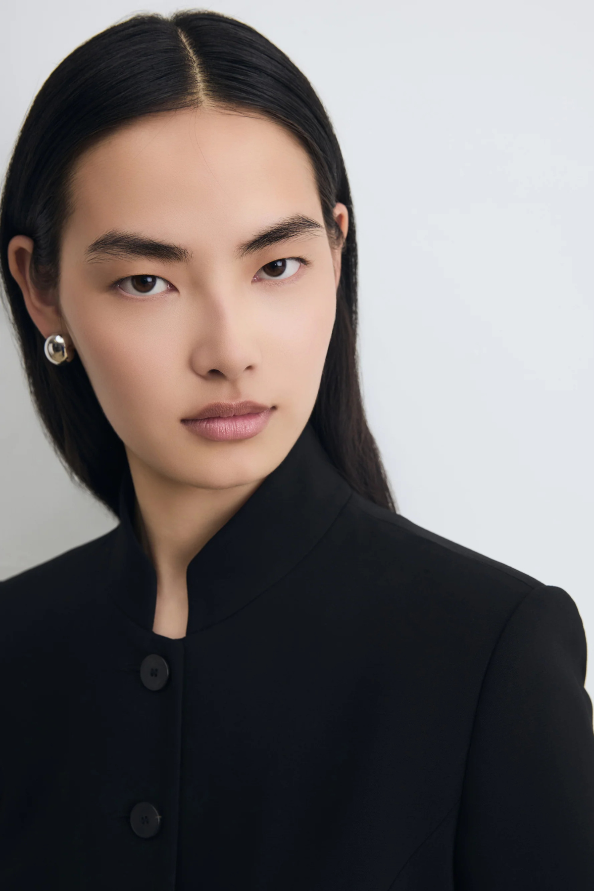 Judith & Charles Stand Collar Pigalle Jacket - Black