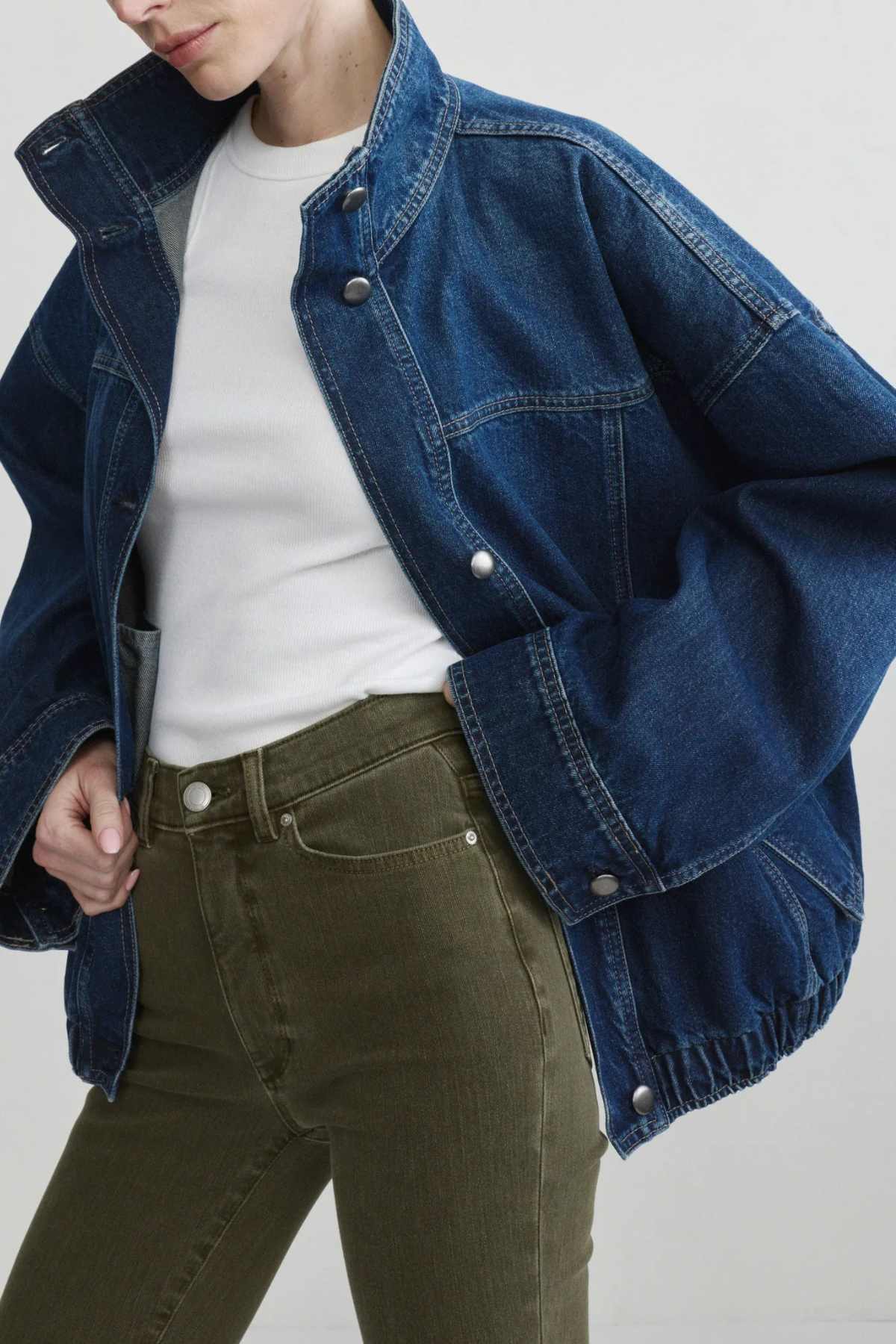 DL1961 Nara Oversized Denim Jacket - December