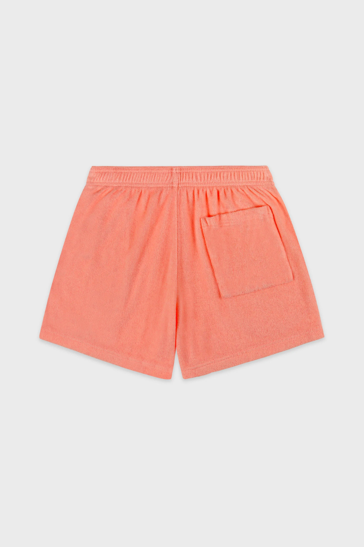 Sporty & Rich Signature Logo Terry Short - Flamingo White