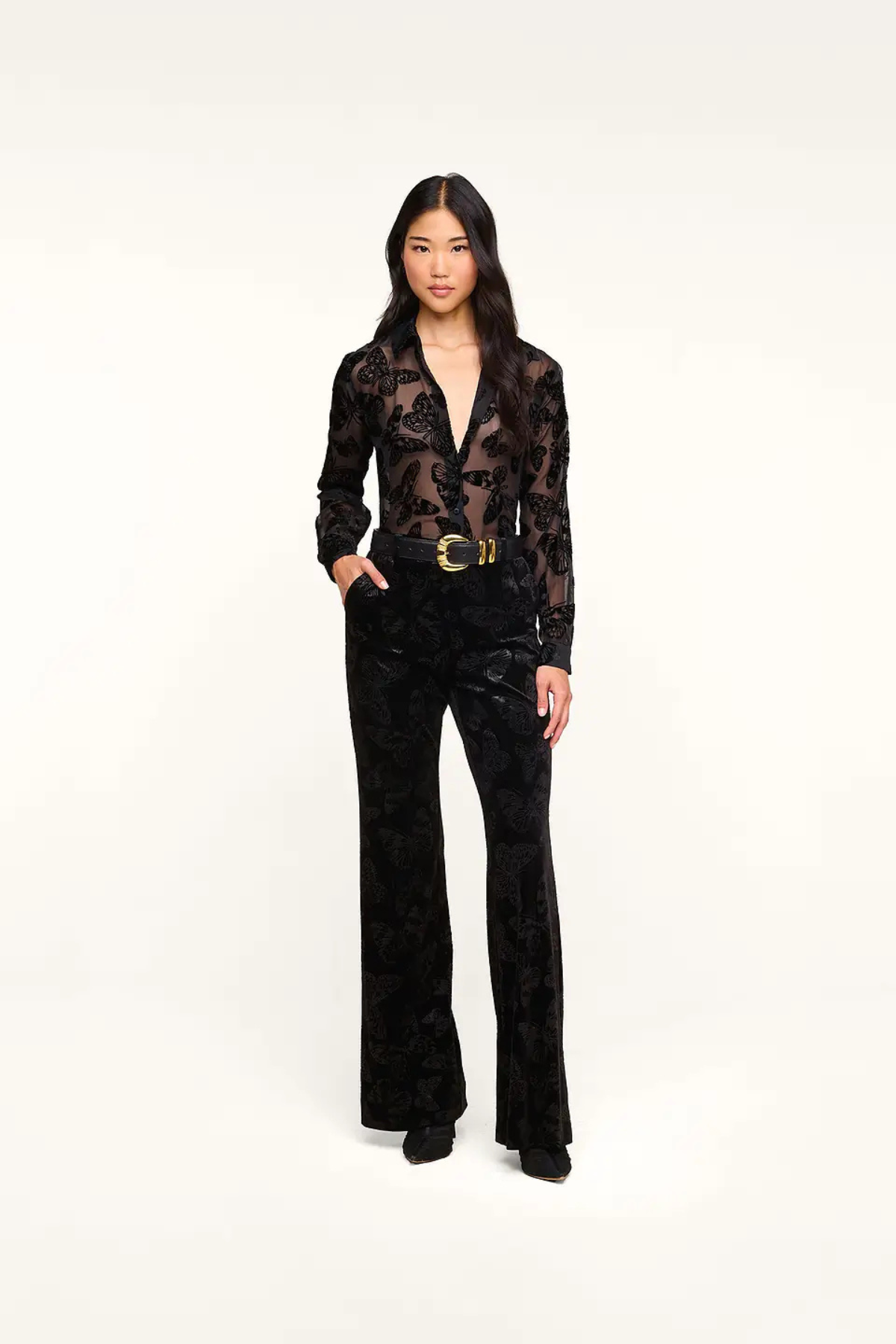 L’AGENCE Laurent Blouse - Black Butterfly