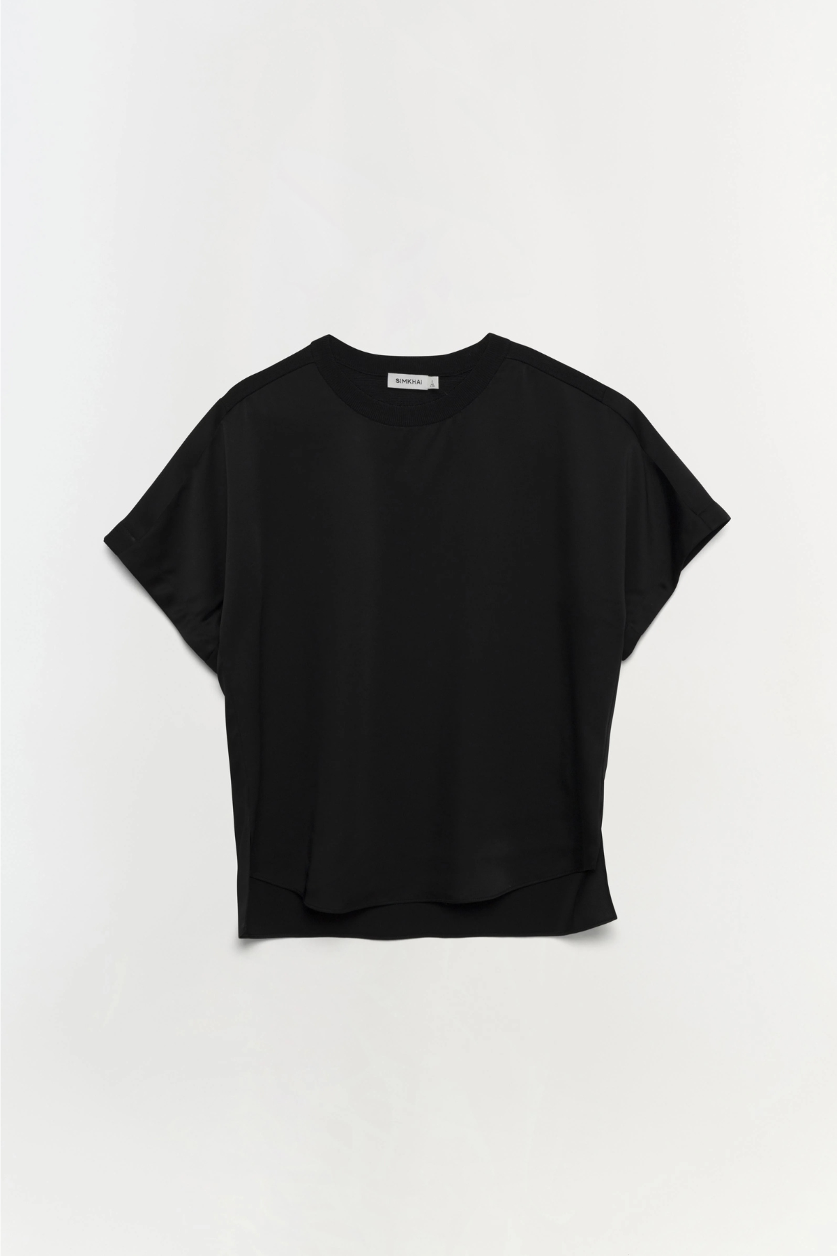 Camiseta de satén Simkhai Addy