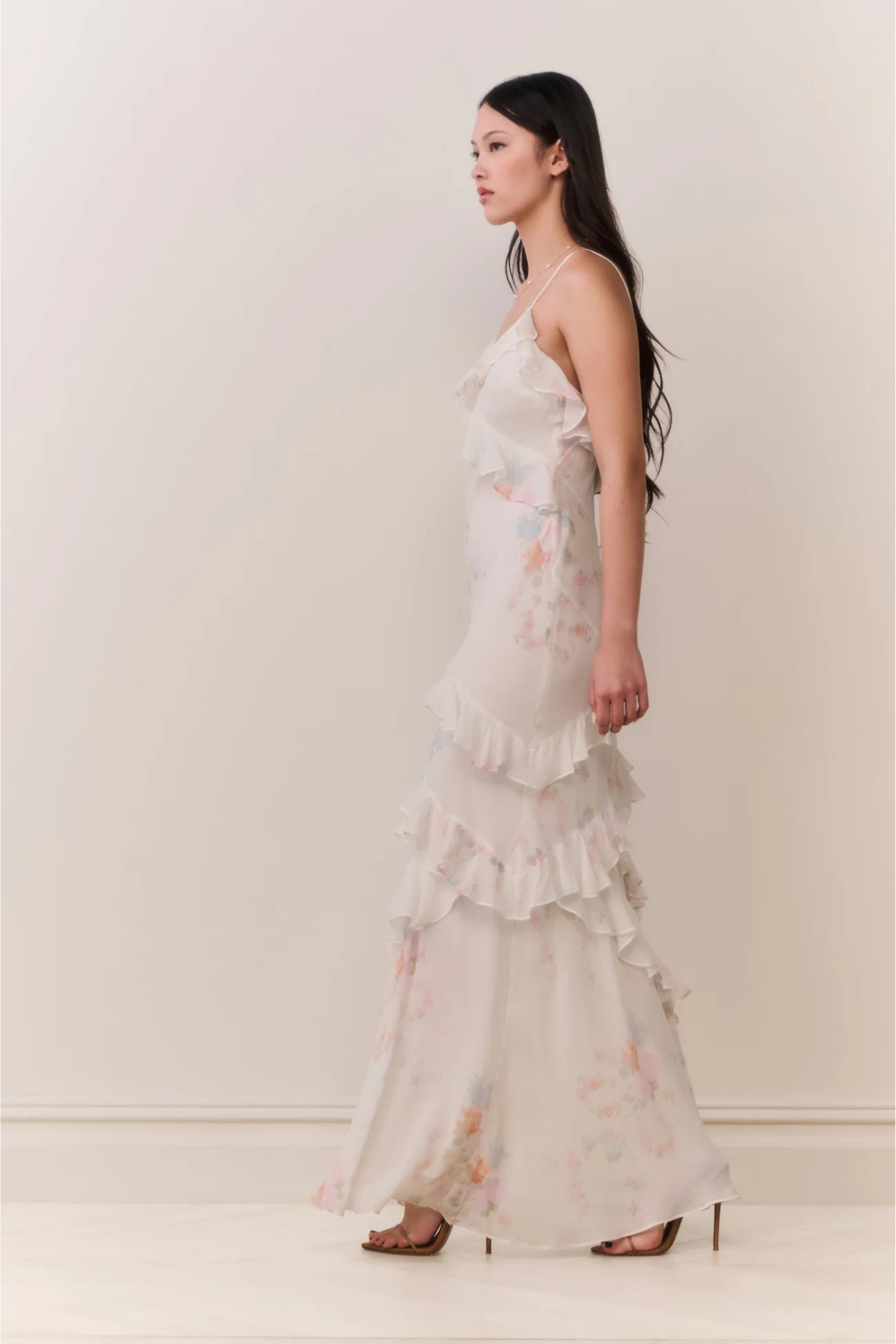 LoveShackFancy Rialto Ruffle Maxi Dress