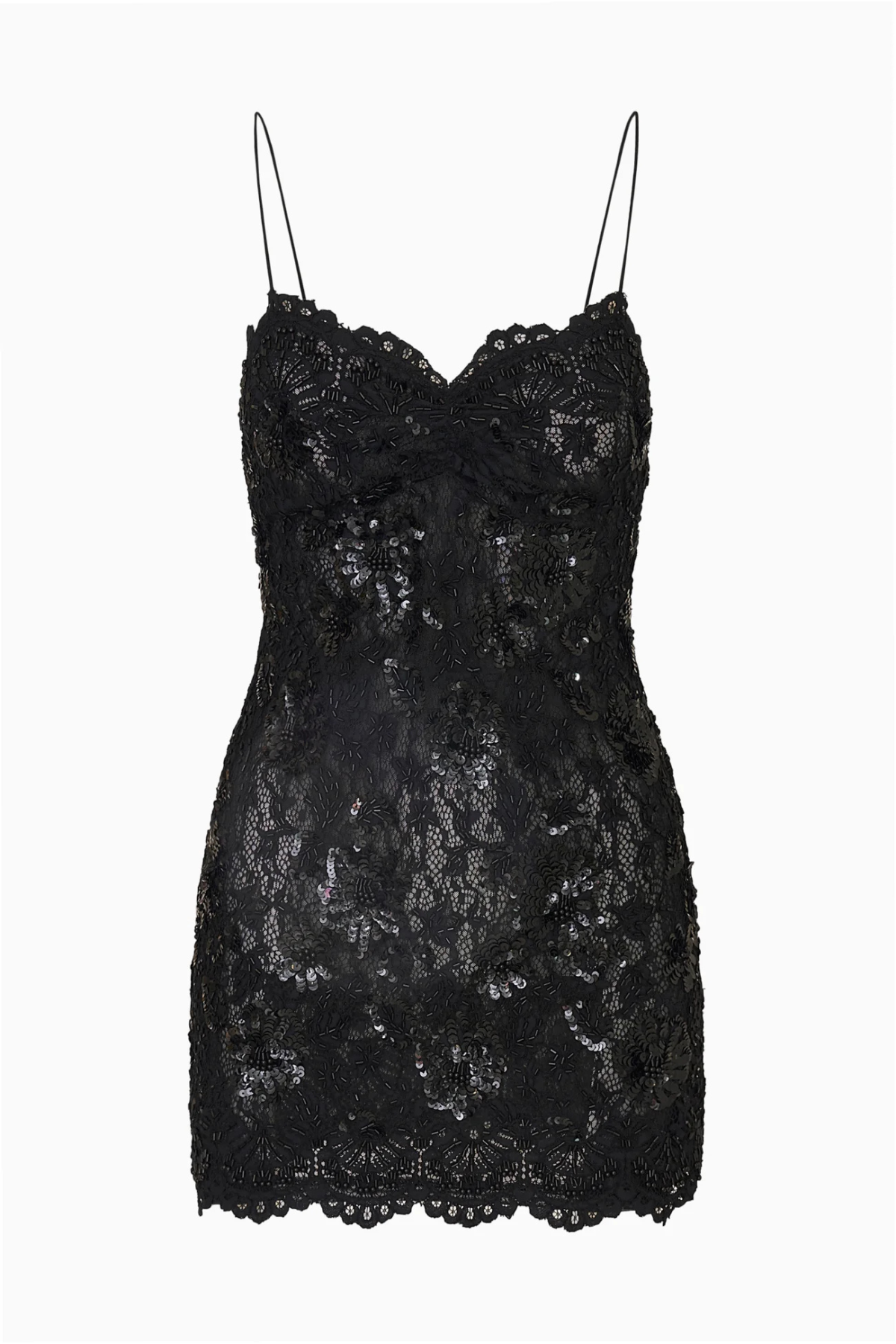 LoveShackFancy Jetta Dress - Black
