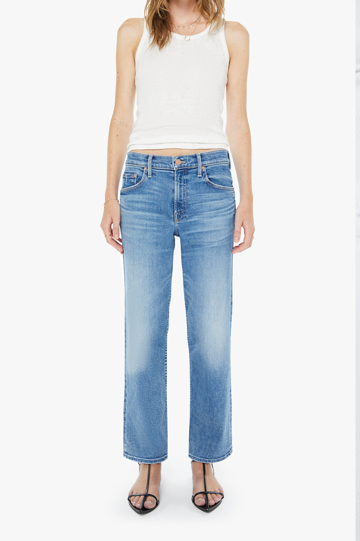 MOTHER The Newbie Ankle Jeans