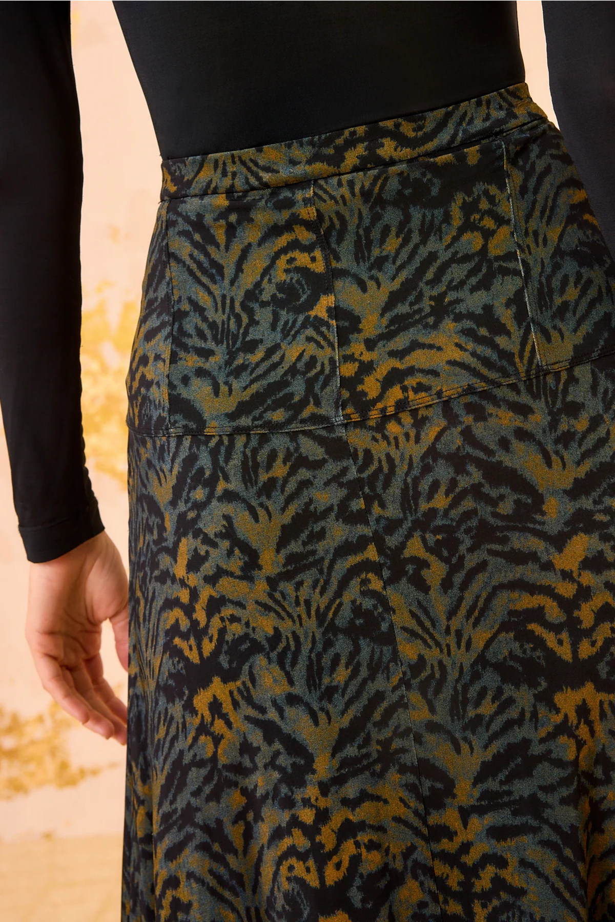 Ulla Johnson Paola Jersey High Waist Midi Skirt