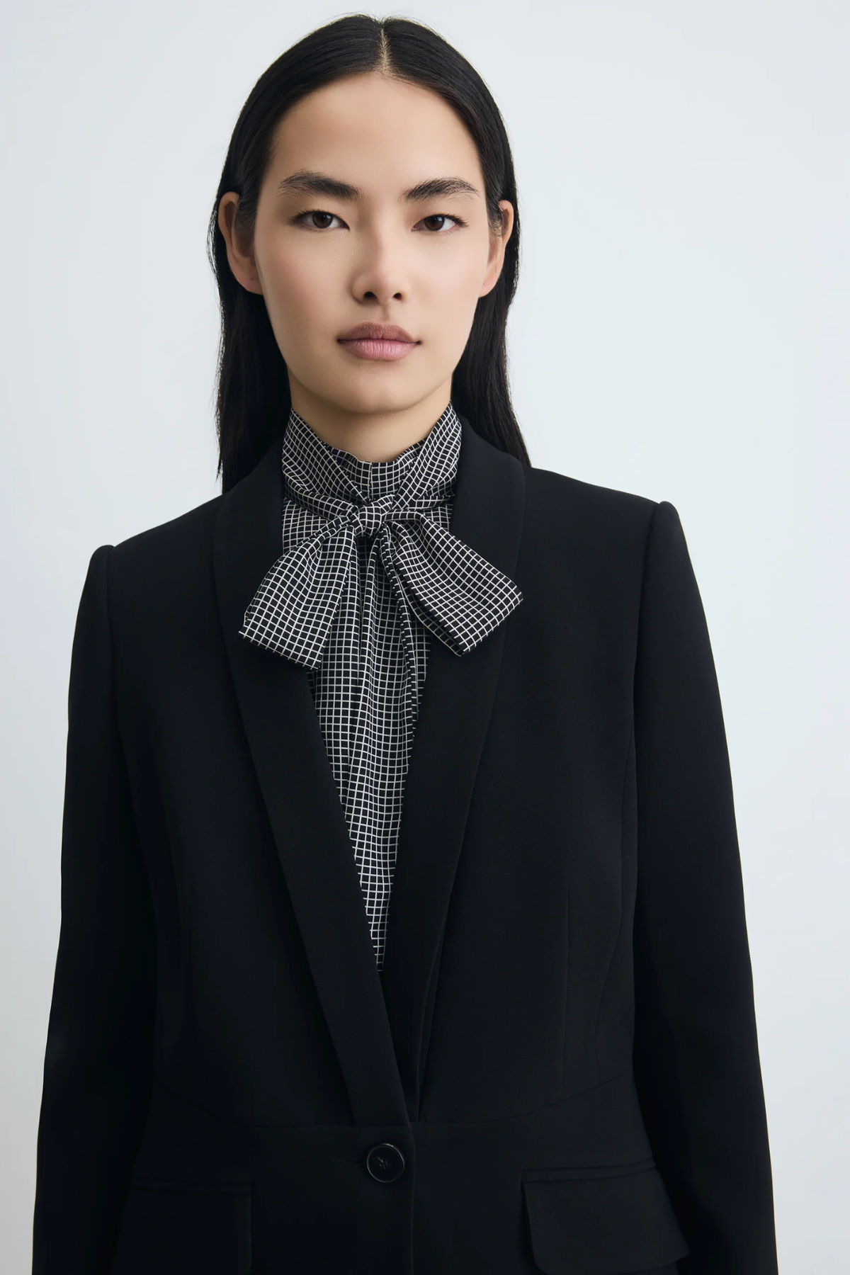 Judith & Charles Shawl Collar Renoir Jacket - Black