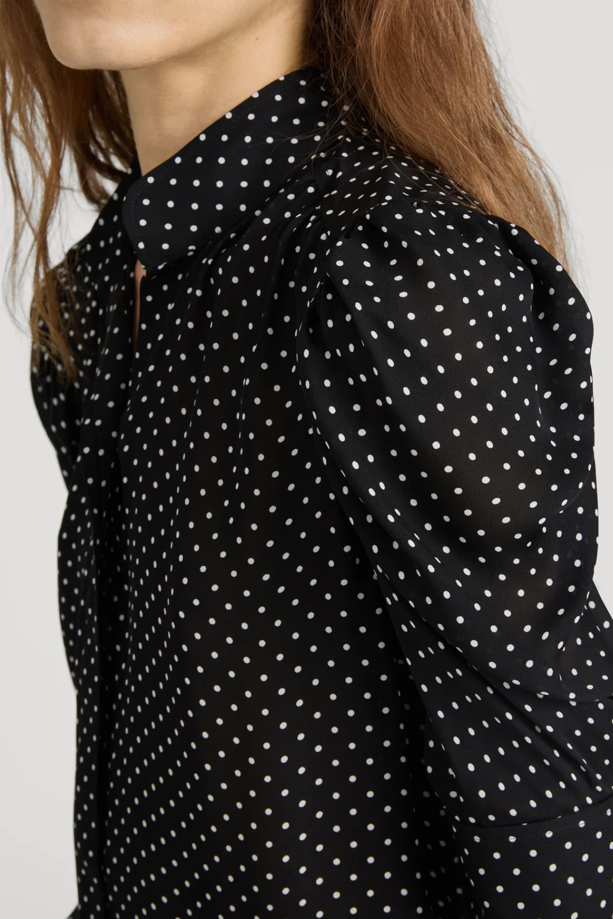 Frame The Gillian Top - Black Multi