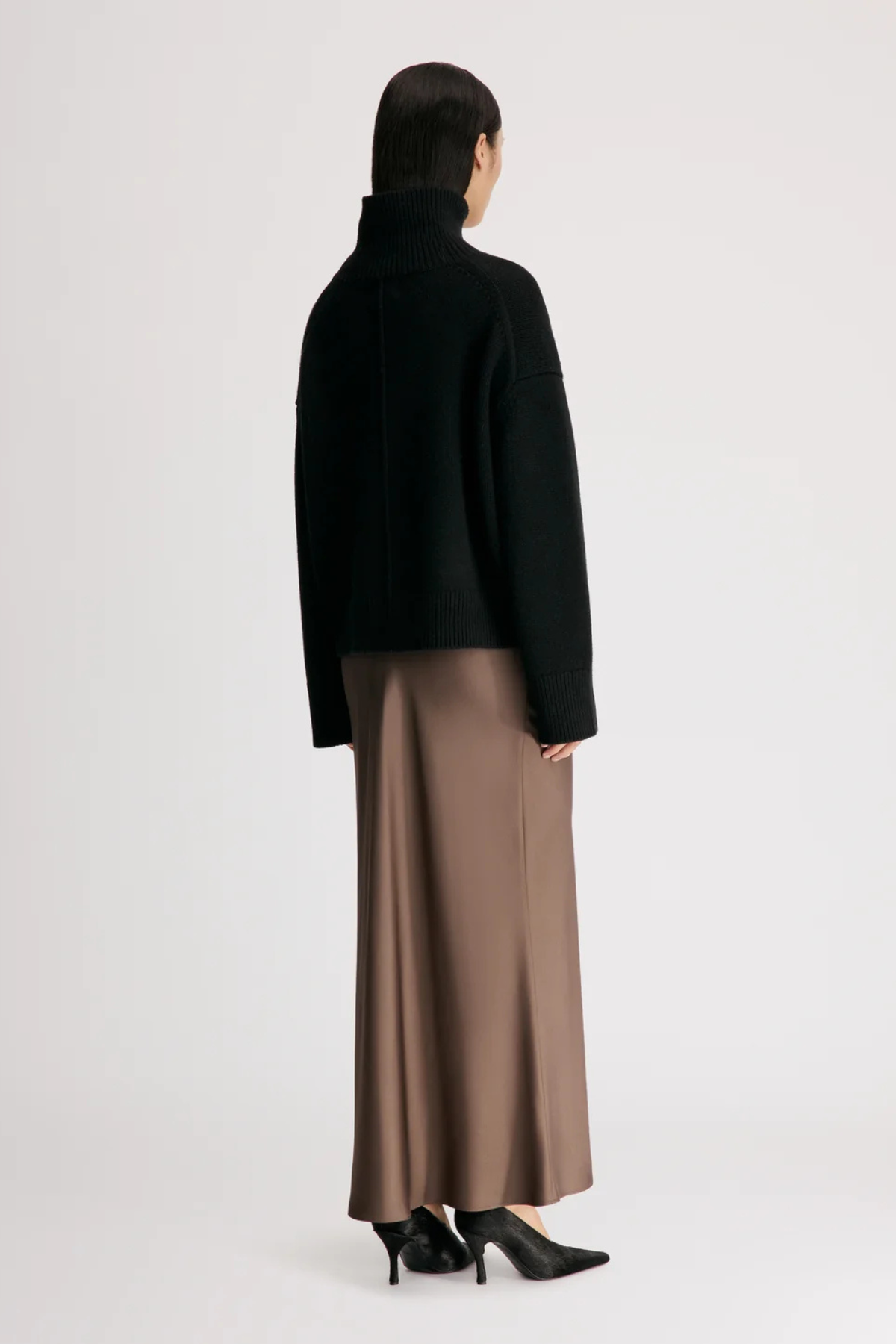 Loulou de Saison Jonah Turtleneck Sweater - Black
