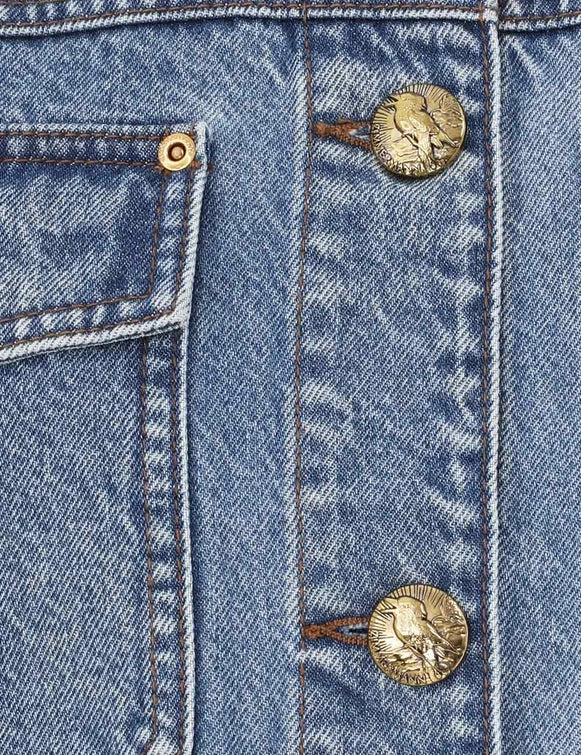 Zimmermann Denim Cropped Jacket