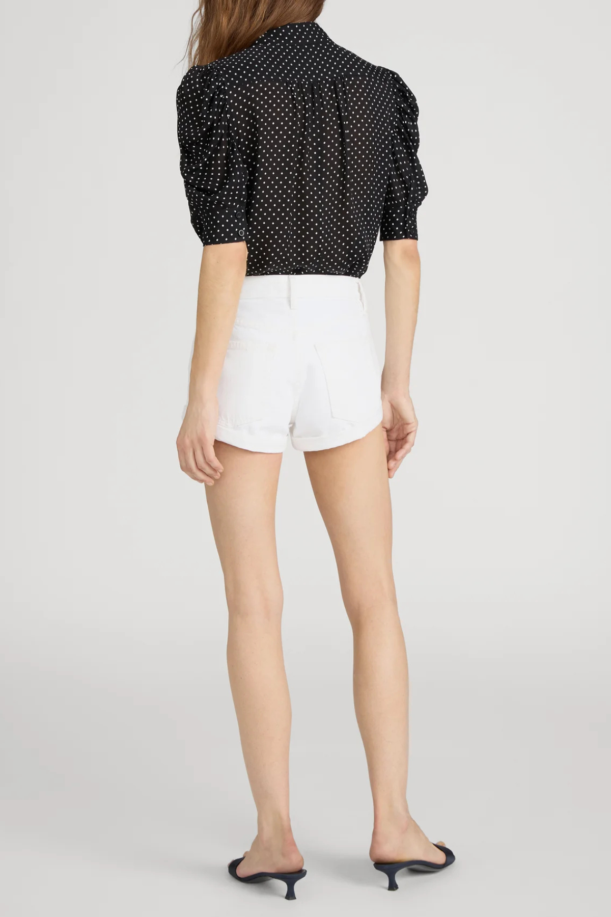 Frame The Gillian Top - Black Multi