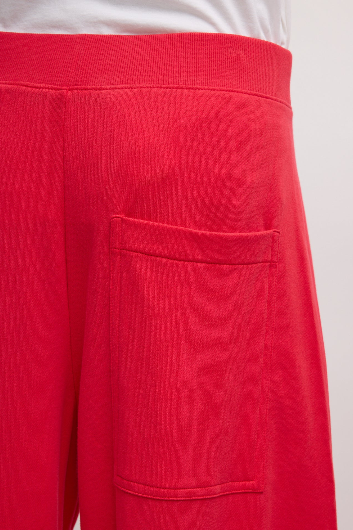 Tibi Light Weight Sweatshirting Winslow Pant - Red