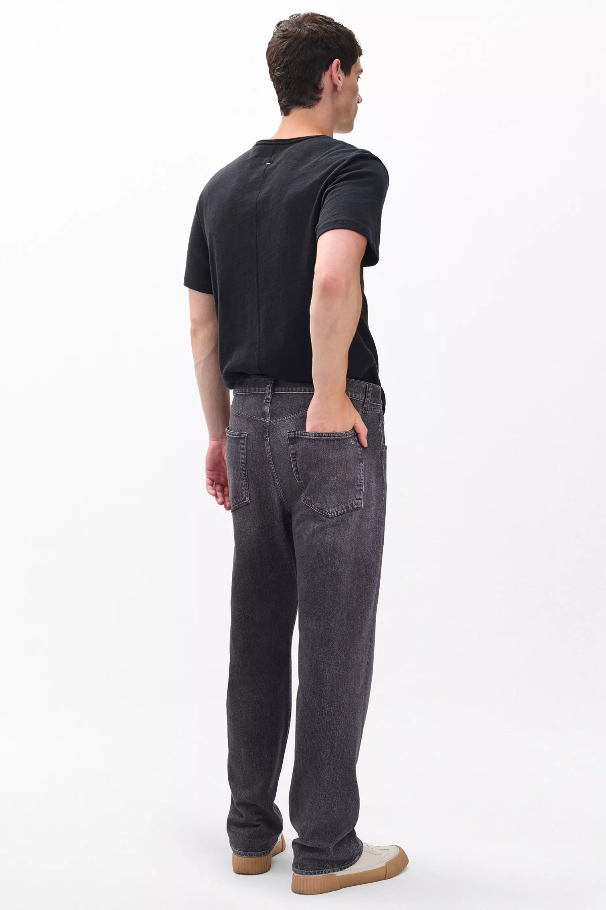 Rag & Bone Men's Fit 4 Miramar Straight Pants - Faded Black