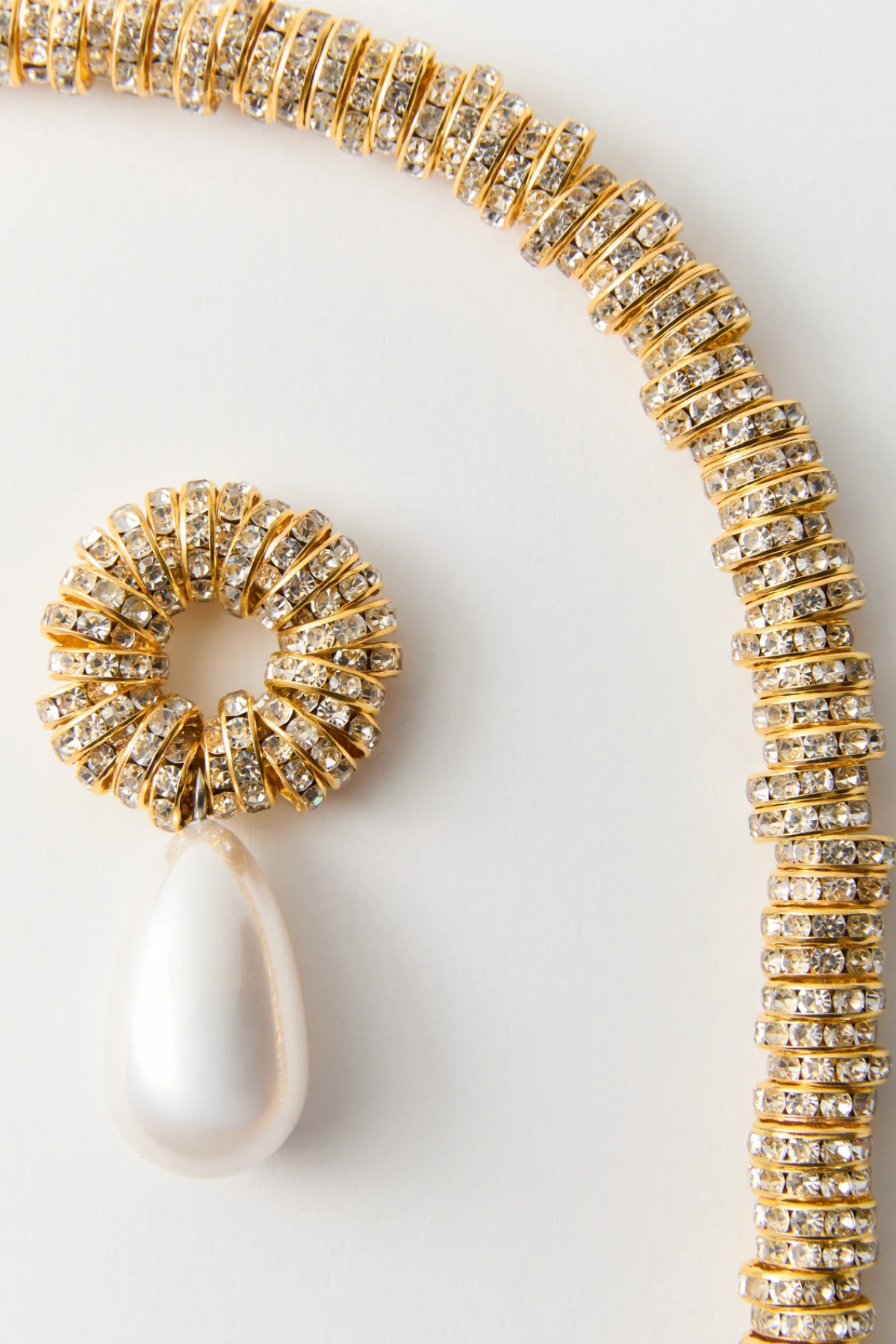 Julietta Pearl Drop Necklace - Gold