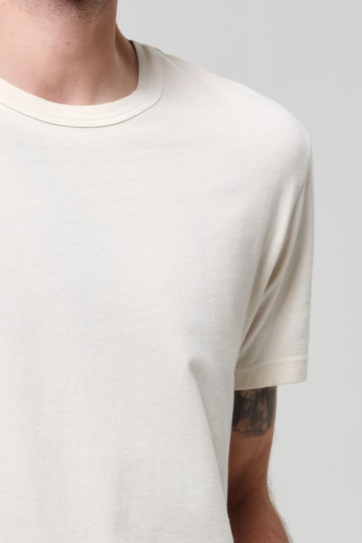 Citizens of Humanity Men's Everyday Short Sleeve Tee - Ecru