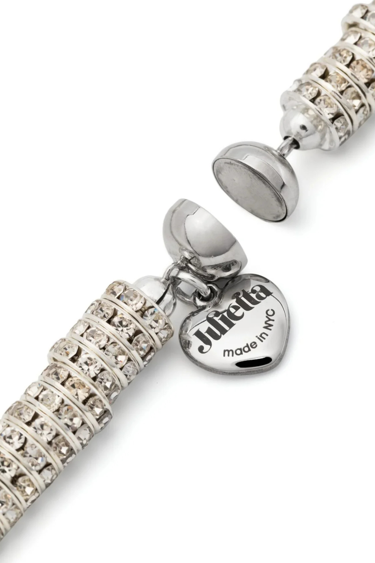Julietta Pearl Drop Necklace - Silver