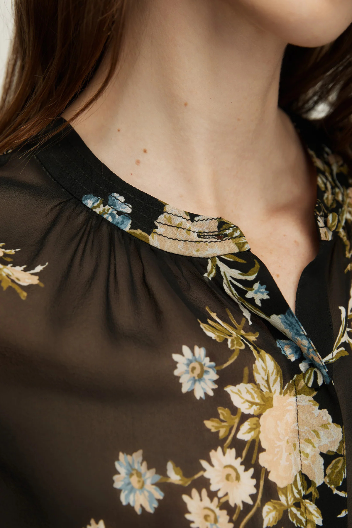 Veronica Beard Ashlynn Blouse - Black Multi