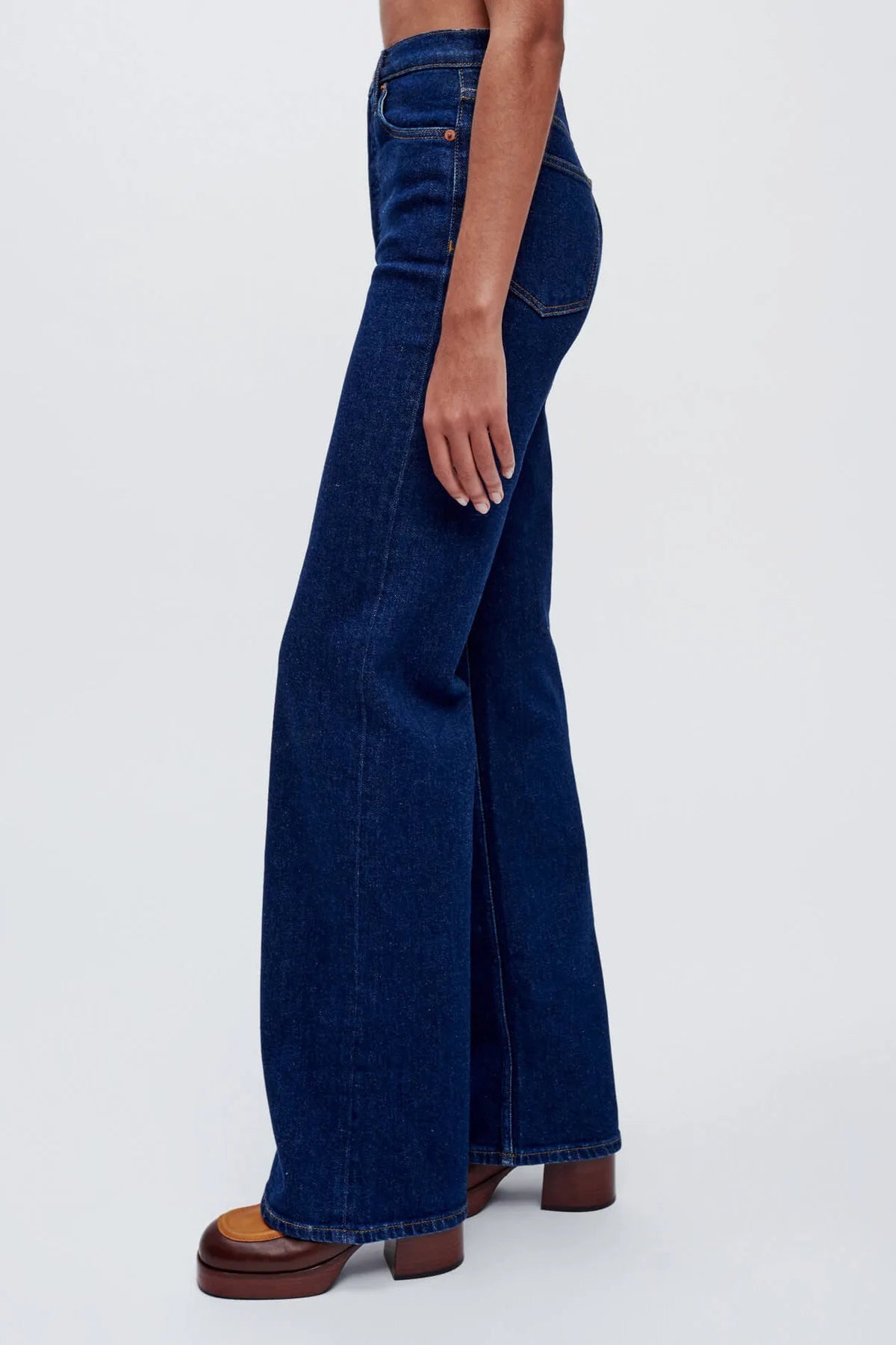 Re/Done 70s Ultra High Rise Wide Leg Jeans