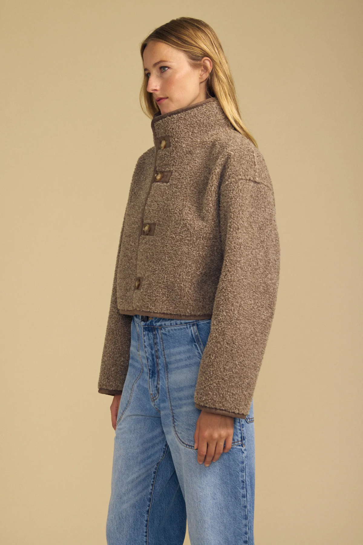 Velvet Esme Jacket - Faded Coco