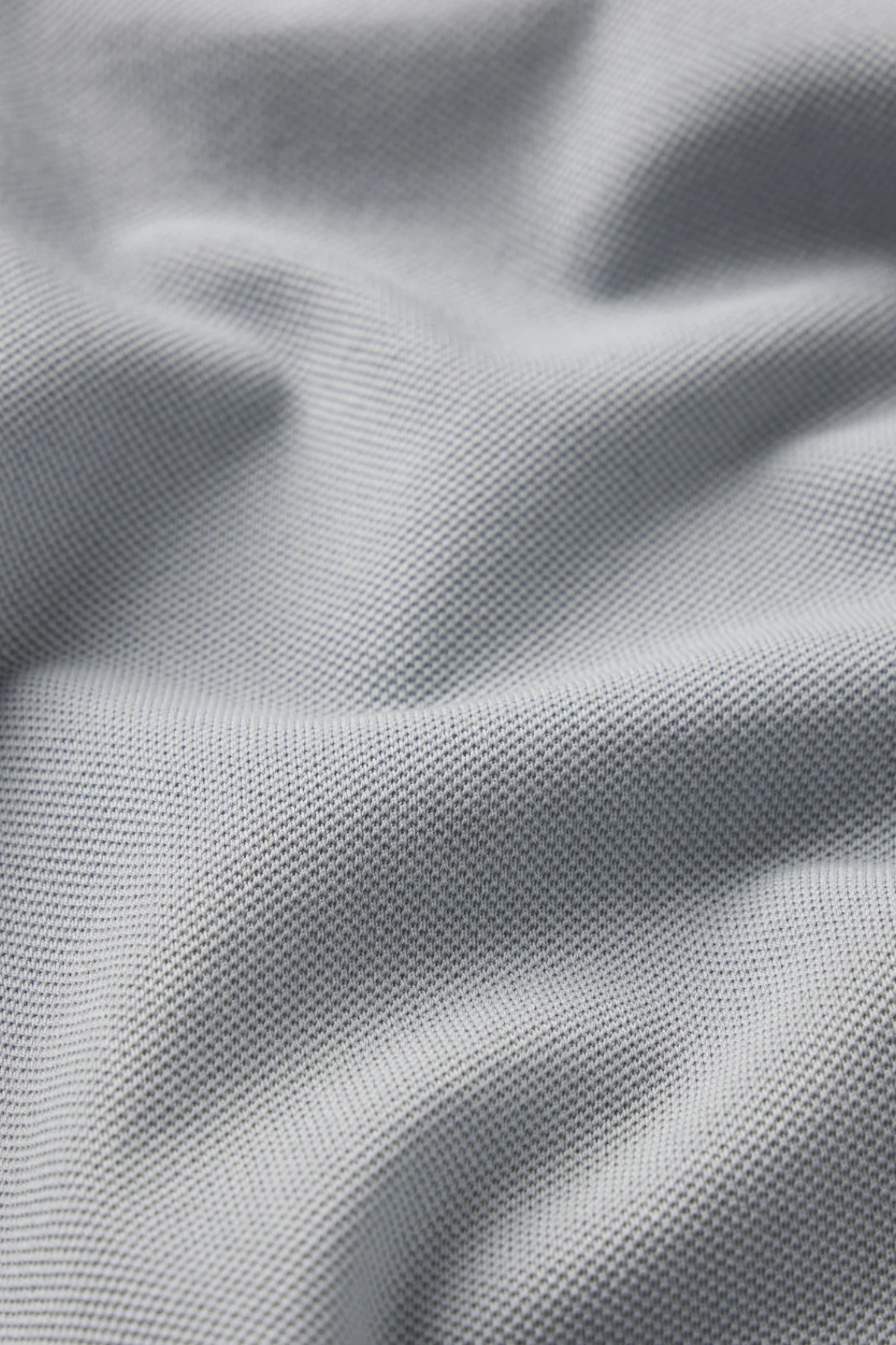 Frame Men's Light Pique Polo - Blue Grey