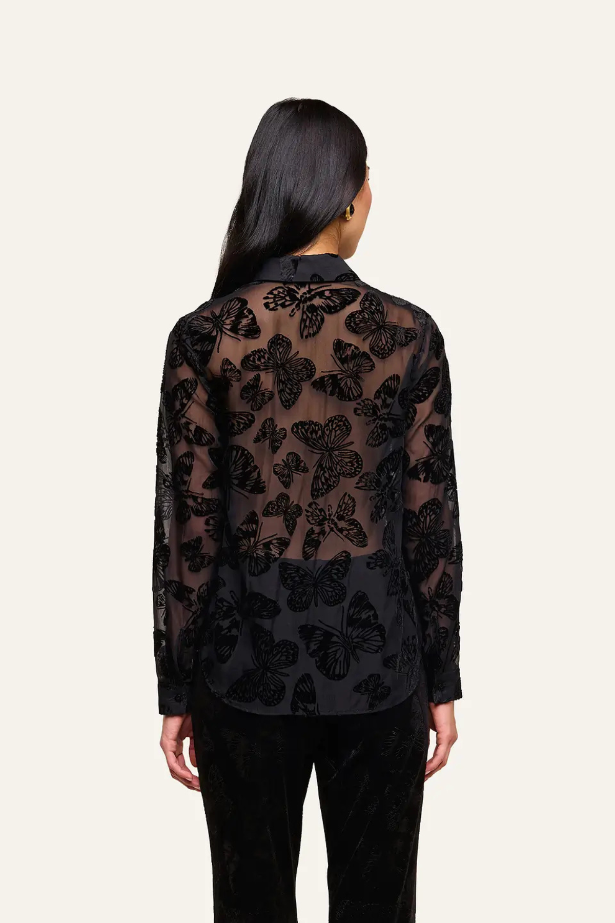 L’AGENCE Laurent Blouse - Black Butterfly