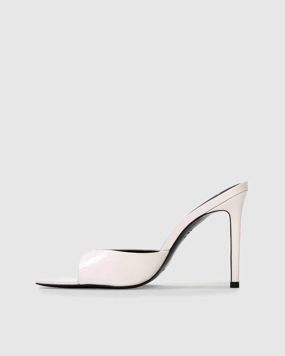 Black Suede Studio Brea High Heel Slip On Sandal