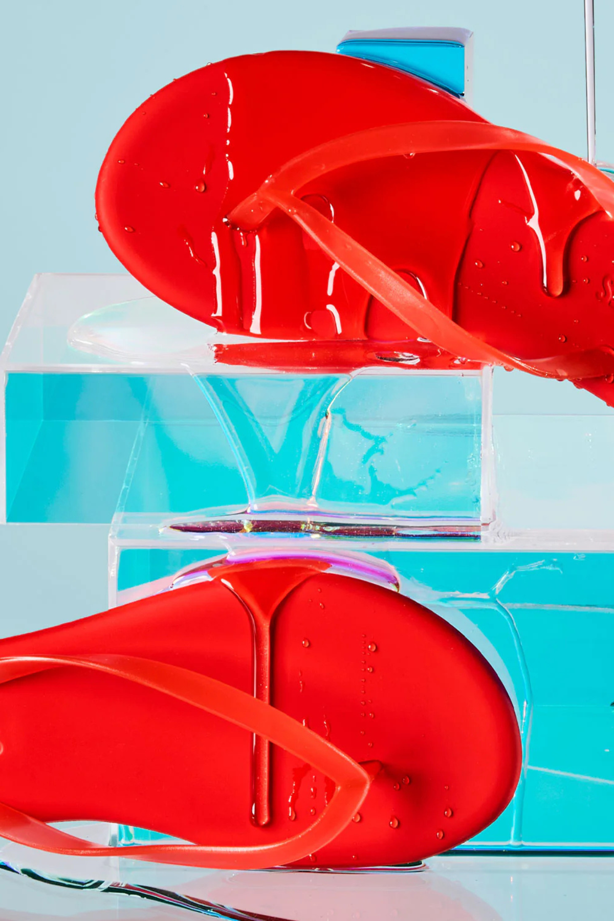 Tkees Aqua - Sol Red