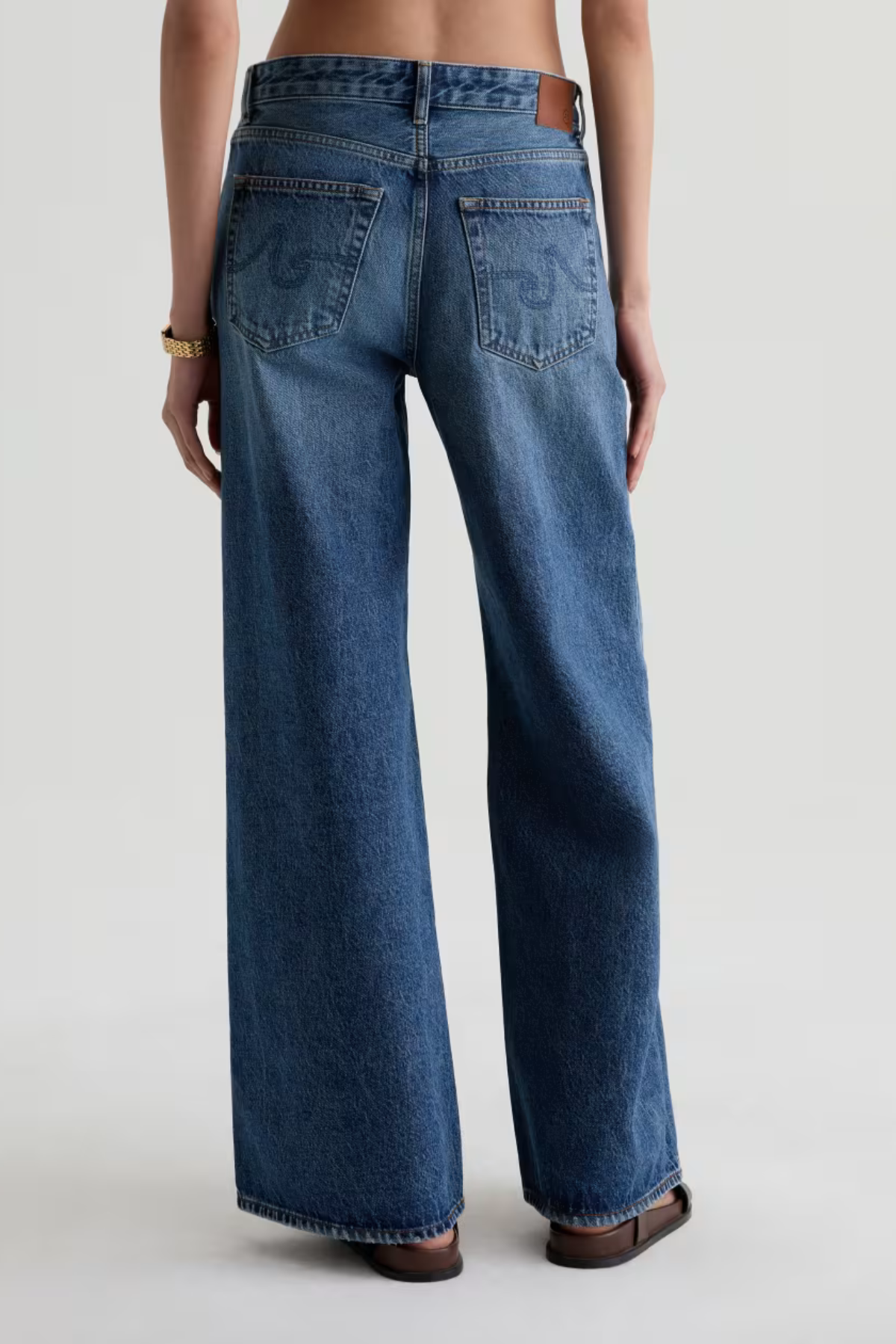 AG Jeans Saige Wide Leg Jean - Nostalgia