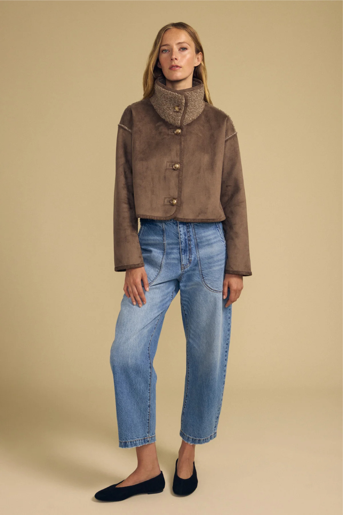 Velvet Esme Jacket - Faded Coco