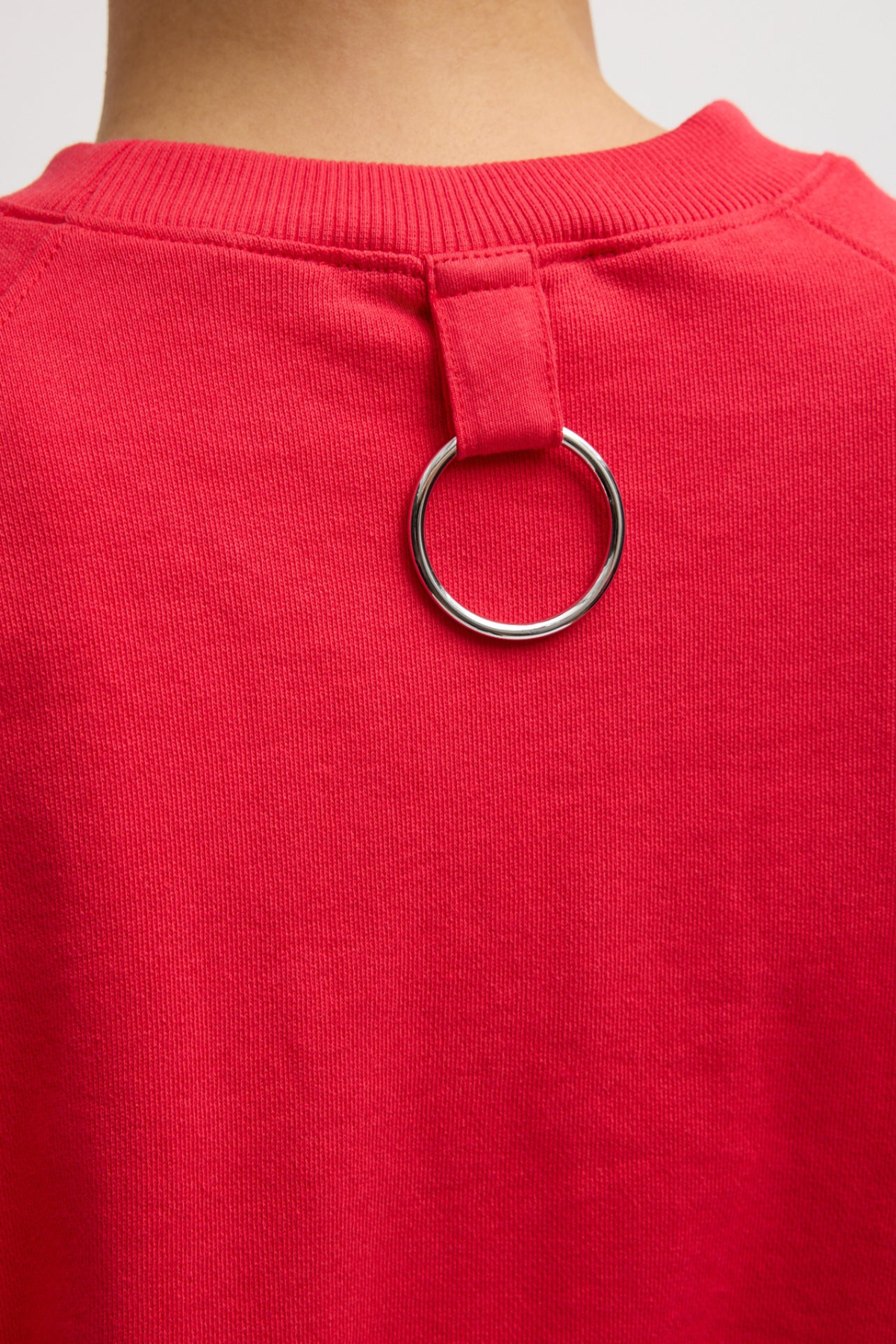 Tibi Light Weight Sweashirting Sleeveless Easy Top - Red