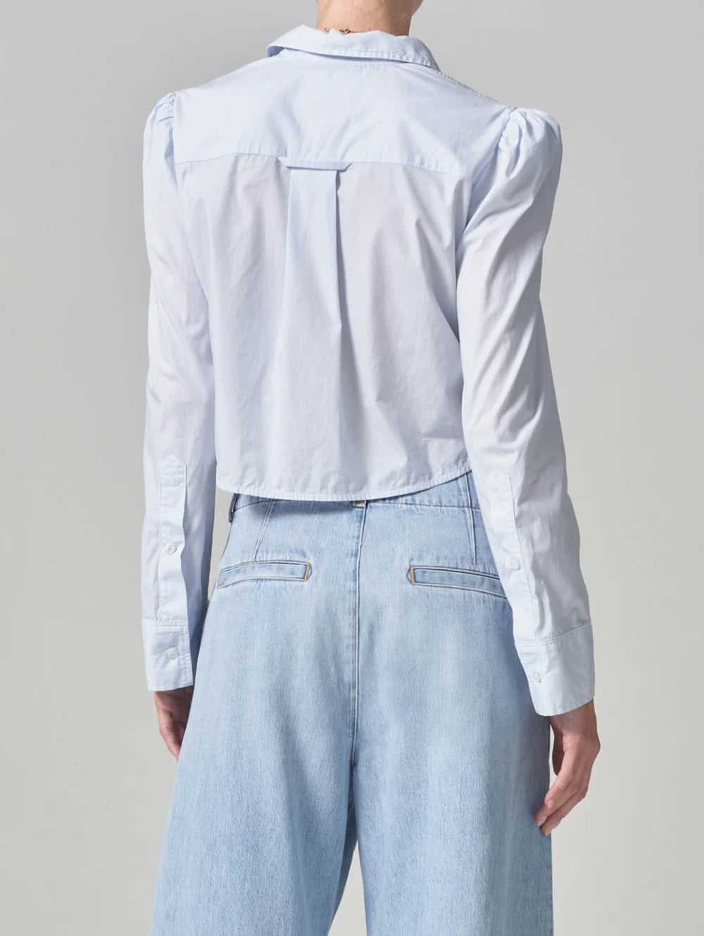 Citizens of Humanity Nia Puff Sleeve Crop Shirt