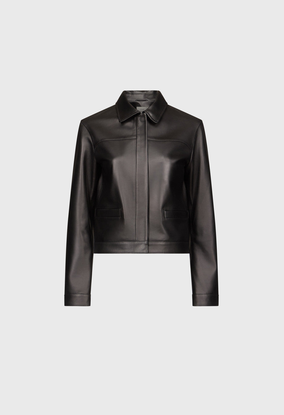 Loulou de Saison Ascot Leather Jacket