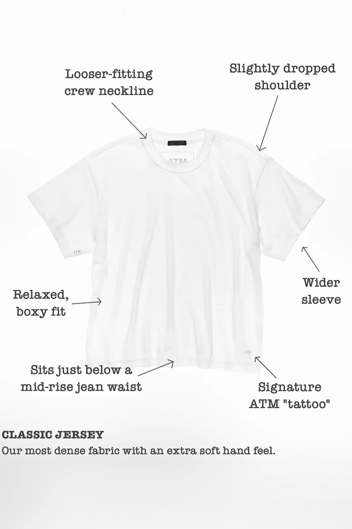 T-shirt garçon à manches courtes ATM Classic