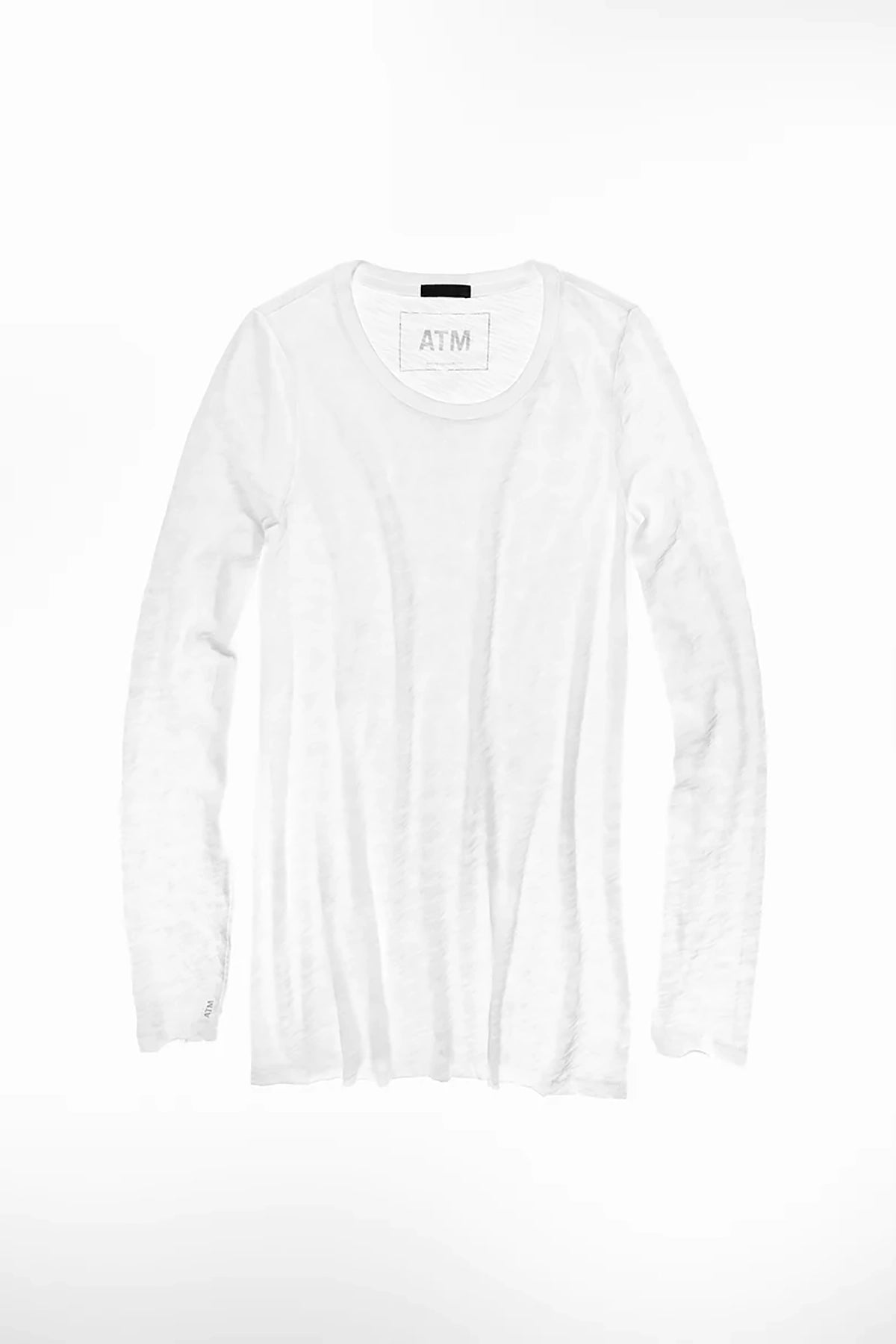 ATM Destroyed Long Sleeve Crew Top