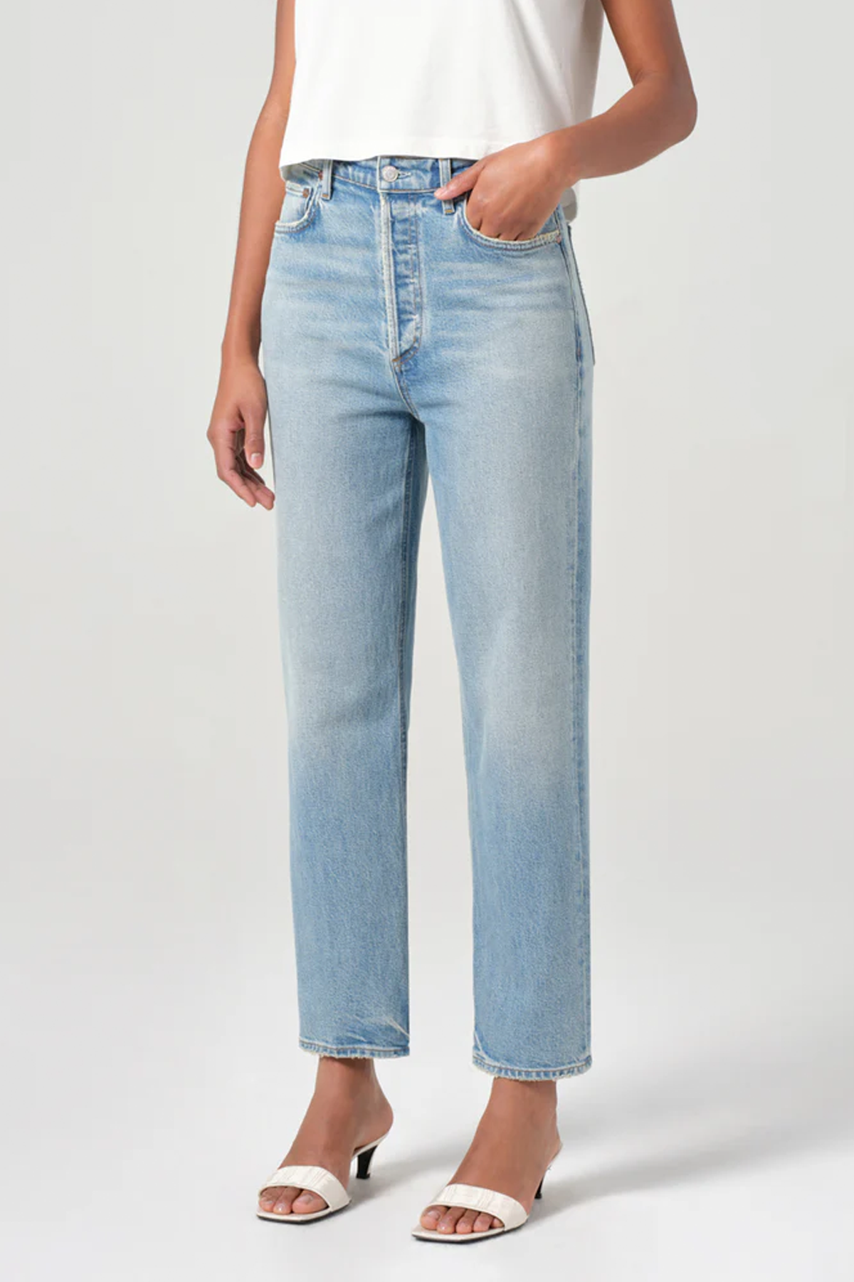 Agolde 90's Pinch Waist Crop Jeans