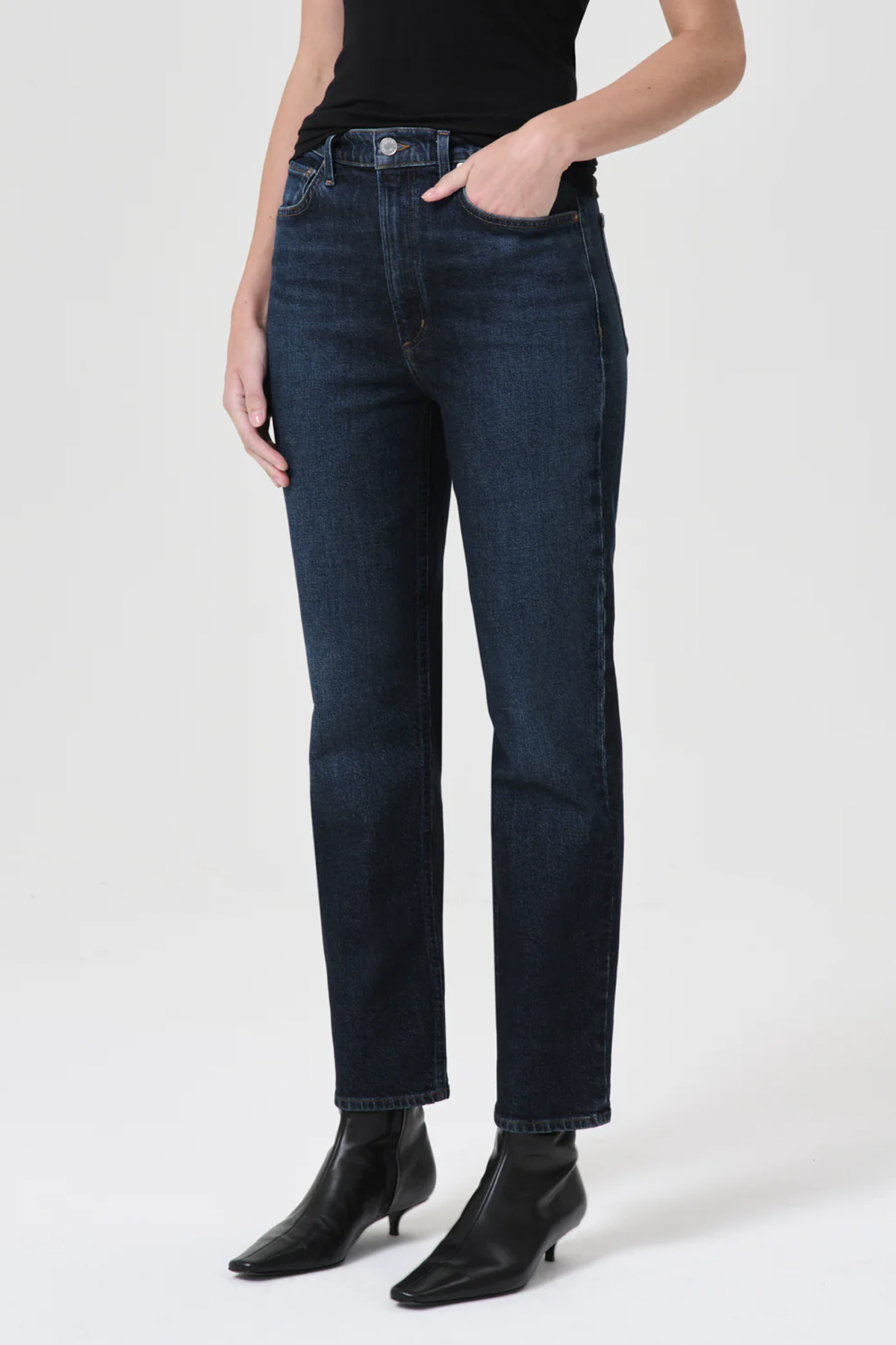 Agolde High Rise Stovepipe Jeans