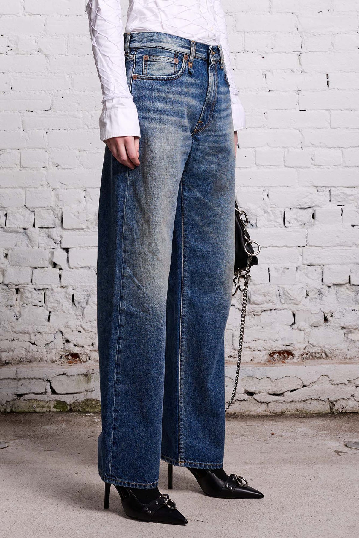 R13 Alice Slim Straight-Leg Jean