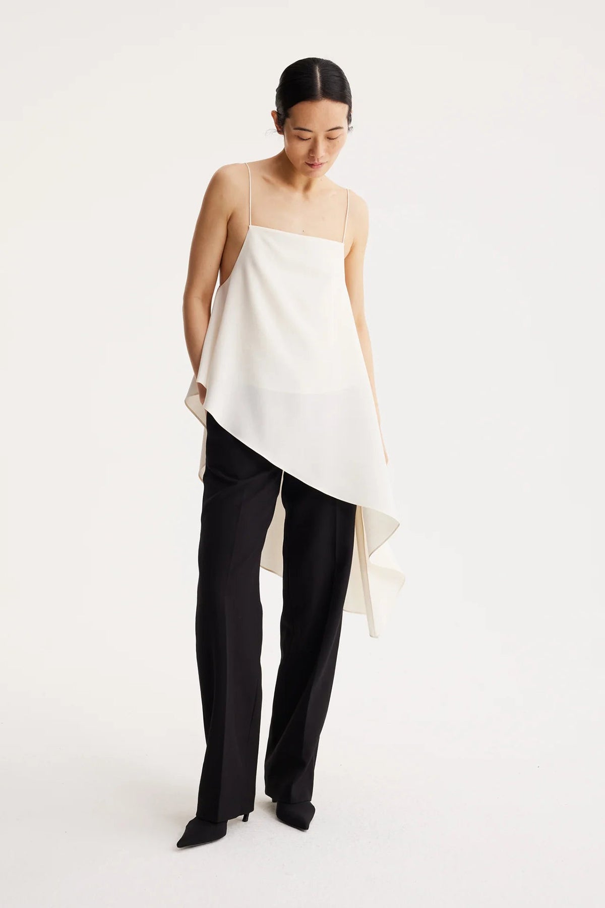 Róhe Asymmetric Strap Top