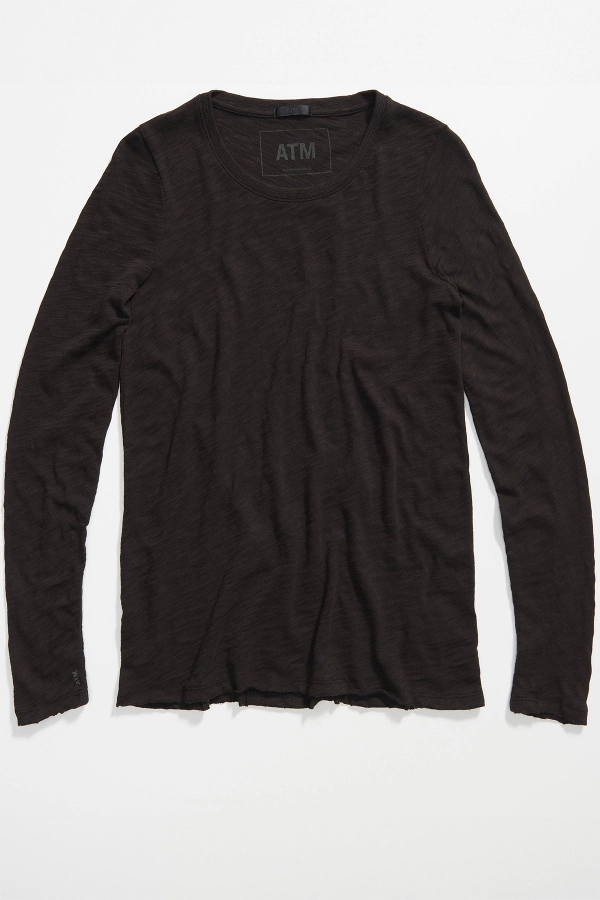 ATM Destroyed Long Sleeve Crew Top