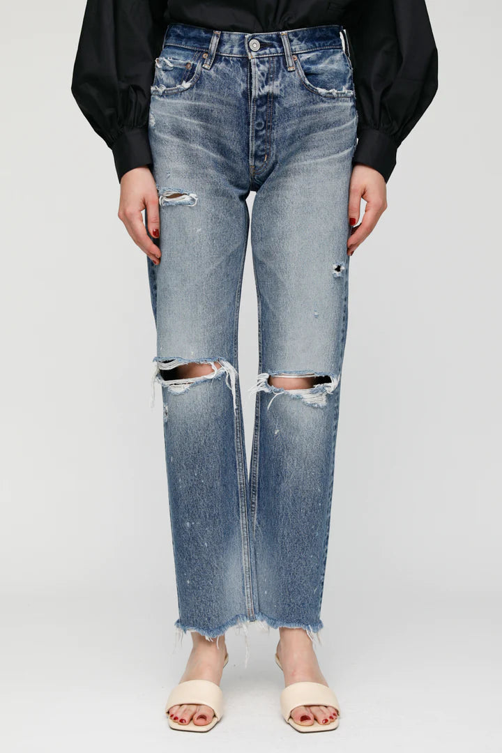 Moussy Odessa Wide Straight Jeans
