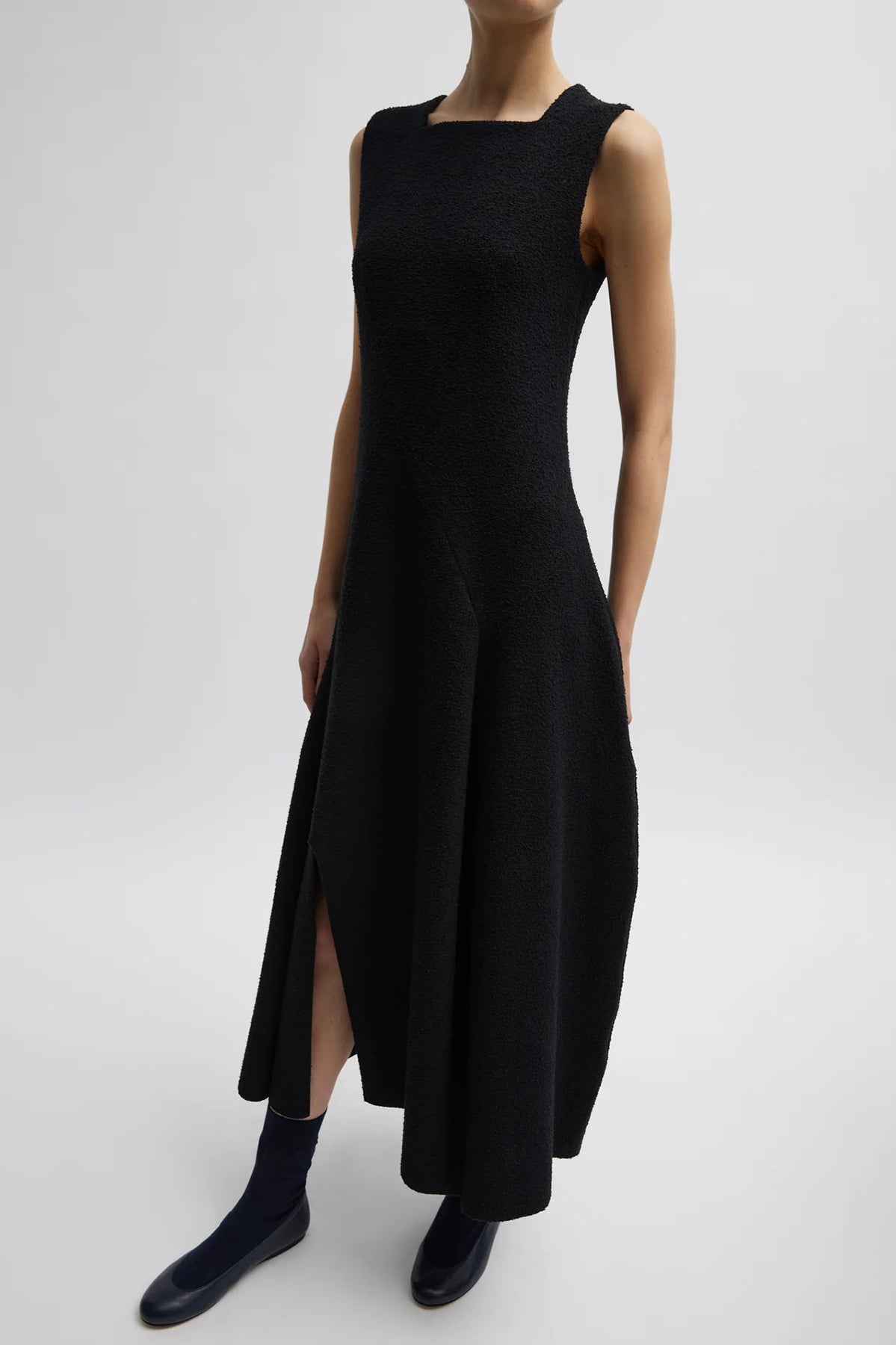 Tibi Boucle Knit Sculpted Dress